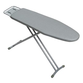 Ironing Board Full Size, BlissBoard 43"x13" Sturdy Heavy Duty Iron Board with Iron Rest, Heat Resistant Cover with Ultra Thick Padding, Height Adjustable, Silver