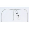 Bay To Baubles New Silver Twisted Teardrop Pendant Necklace by