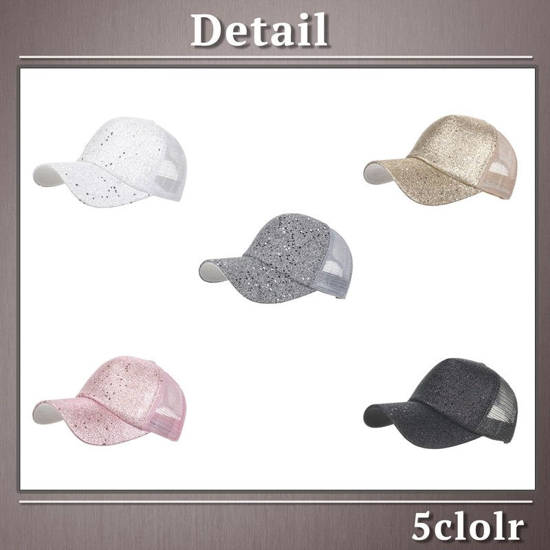 One Limitation CP293 Glitter, Mesh, Casual Cap, Hat, Outdoor, Fashionable,