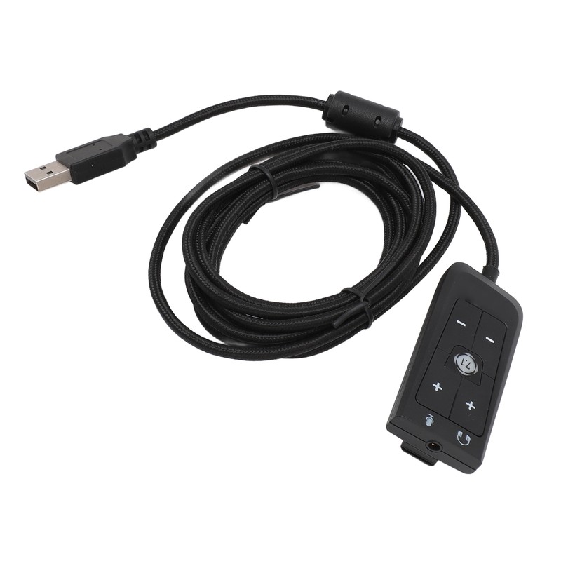 USB to 3.5mm Jack Audio Sound Card Adapter with Headphone
