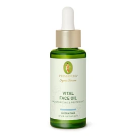 PRIMAVERA Vital Face Oil - Moisturising & Protective 30 ml - Natural Cosmetics - Facial Oil for Normal to Dry Skin - Superfood for the Skin, Nourishes and Vitalises - Vegan