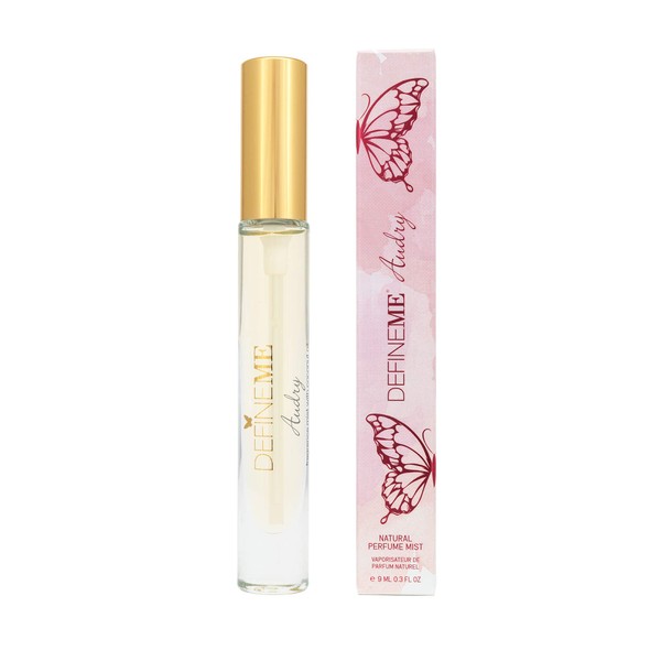 DEFINEME Natural Perfume Mist, Audry, 0.3 FL OZ, Convenient, On-The-Go
