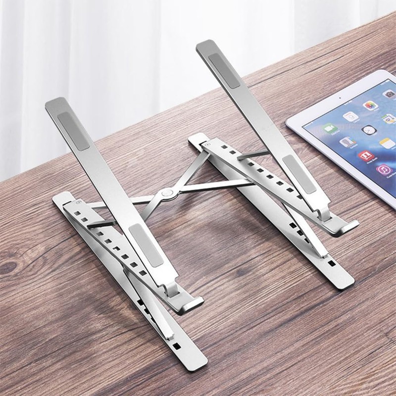 Laptop Stand, Foldable, Ergonomic Design, Improves Sitting Posture, Heat Dissipation,