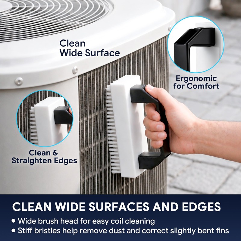 3 Piece AC Fin Comb & Straightener Kit with Coil