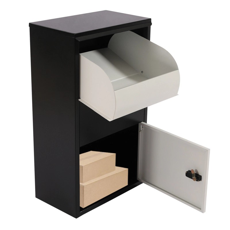 Unbranded Wall Mount Locking Drop Box Steel Mailbox for Rent