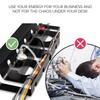 PAMO Cable Management Under Desk for Easy mounting Under-Table I