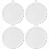 Corelle 418-PC White Cereal Bowl Plastic Lids (4-Pack)