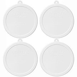 Corelle 418-PC White Cereal Bowl Plastic Lids (4-Pack)
