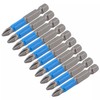 Magnetic 10pcs PZ2 50mm Pozi Drive 2 Impact Duty Screwdriver