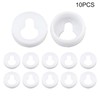 Pack of 10 Cupboard Hangers, Cupboard Holders Plastic 20mm Keyhole