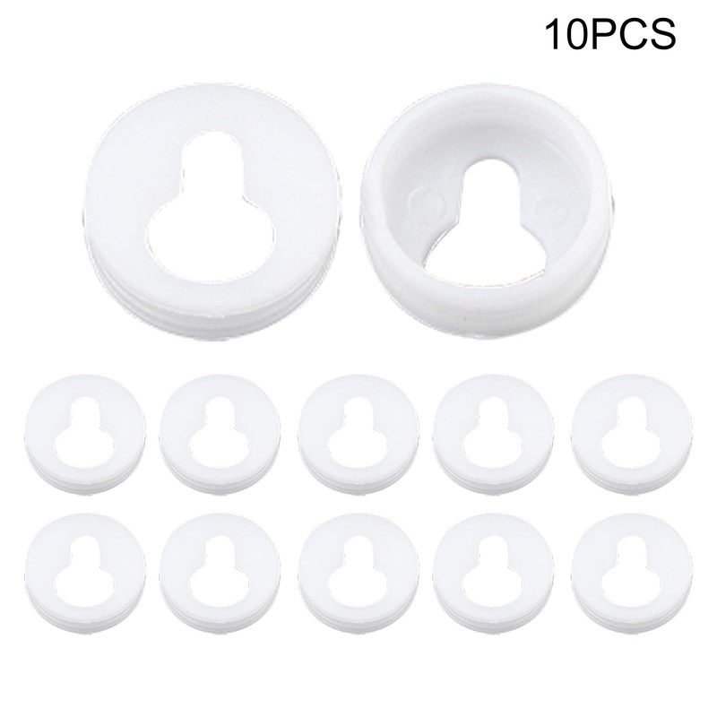 Pack of 10 Cupboard Hangers, Cupboard Holders Plastic 20mm Keyhole