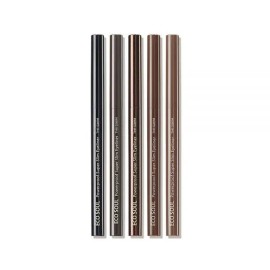 The Saem Eyeliner Eco Soul Power Proof Ultra Slim Daily 5 Colors Collection 2 Pieces MNS BR01 Thrill Brown BK01 Night Black / 더샘 아이라이너 에코 소울 파워프루프 초슬림 데일리 5colors 모음 택 2개입 MNS BR01 스릴 브라운 BK01 나이트 블랙
