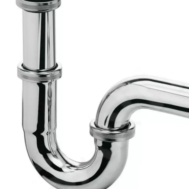 Schläfer 3939500 | Universal S-Shaped Sink Siphon for Brass Sink