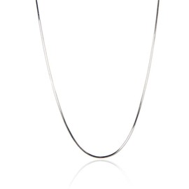 LGSY 925 Sterling Silver Snake Chain Necklace for Women, Design Strong Thin Chain for DIY Jewelry Making, Metal