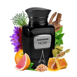 Al Haramain Noir French Collection - Arabian Perfume for Women and Men - Unisex Perfume - Long Lasting Perfume for Men and Women - 3.33 oz