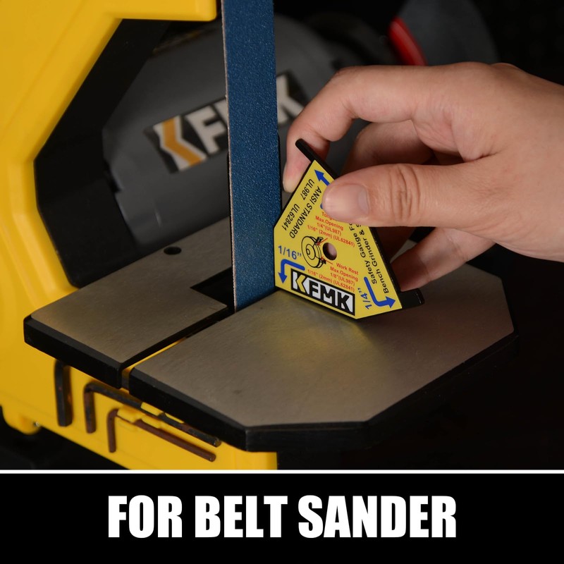 KFMK Bench Grinder & Belt Sander Safety Gauge, Pack of