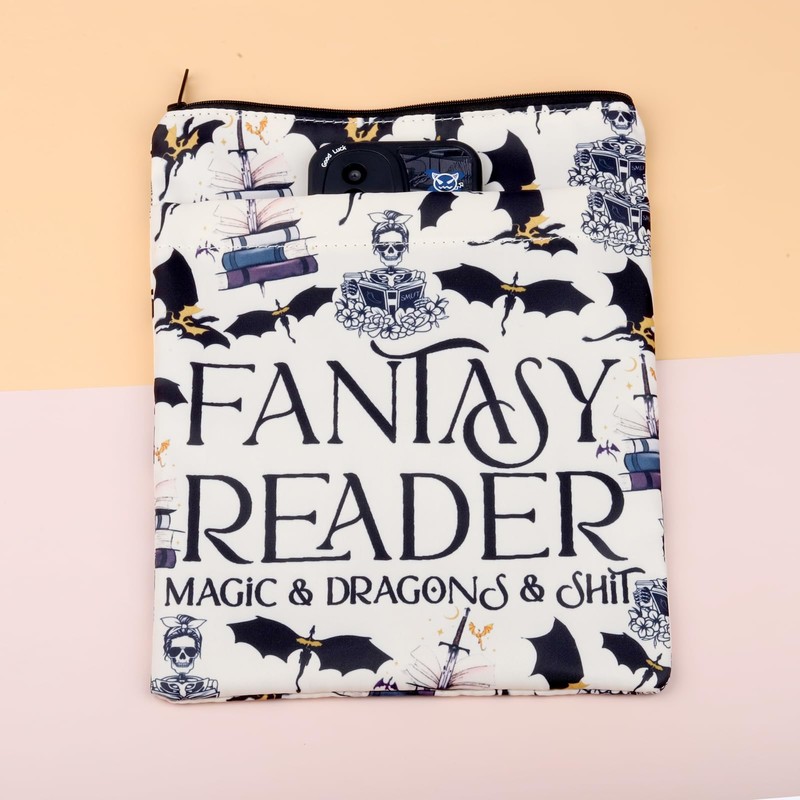 JTOUK Romantasy Roman Fantasy Reader Book Sleeve Book Sleeve Book