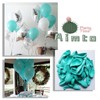 CC wonderland zone 25pcs 12inch Turquoise Latex Balloons-Party Helium Teal