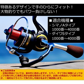 [APAGAI] Aluminum Round Knob, Aluminum Round Knobs, Spinning Reel, Fishing, Blue Item, Power Handle, Knob, Shimano A, Daiwa S, Replacement, 1.5 inches (38 mm), Stylish, 1000, 1500, 2000, 2500, 3000,