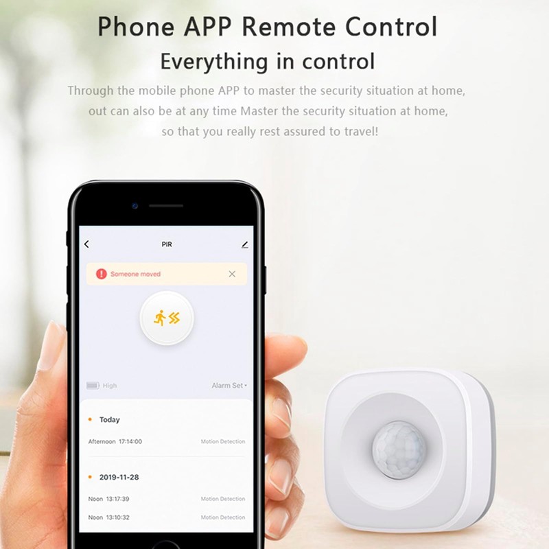 IHSENO ZigBee3.0 Motion Sensor Tuya Smart Home Sensor with App