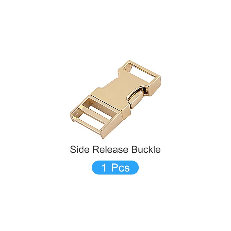 METALLIXITY Side Quick Release Buckle (1.9cm/0.85") 1Pcs, Metal Adjustable Buckles