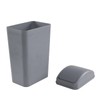 Joyeen 14 Liter Plastic Swing Lid Trash Can, Small Wate