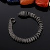 21cm Titanium Steel Bracelet Snake Shaped Men Stylish Bracelet for
