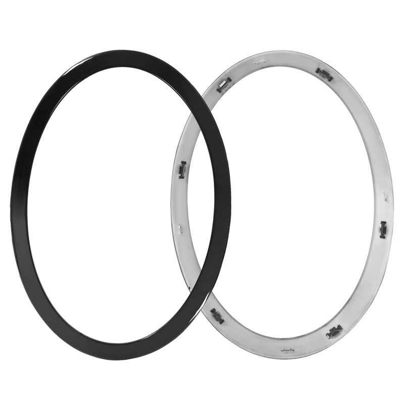 HECASA Pair Headlight Bezels Compatible with 2014-2024 Mini Cooper S