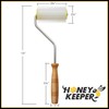 Honey Keeper Uncapping Roller with Wooden Handle - Honeycomb Uncapping