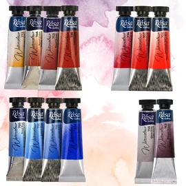 Rosa Gallery Granulation Professional Watercolour Paints 13 Tubes x 10 ml (Granulation Set N4)