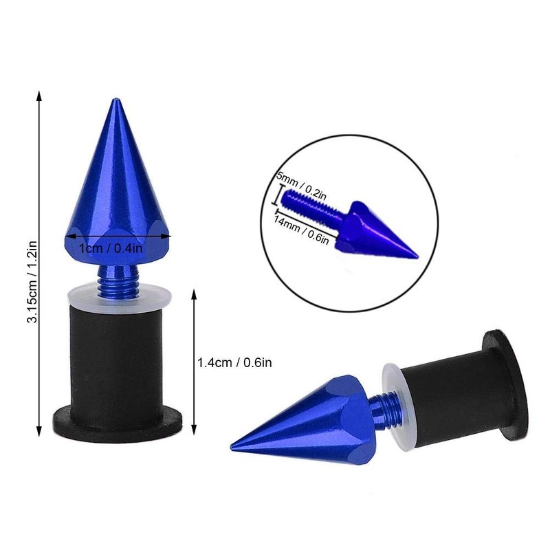 Windshield Wind Screen Spike Bolts M5 Fasteners for Motorcycles Scooters