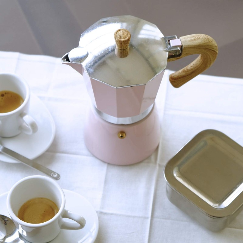 Gnali & Zani VEZ009/IND/RED Espresso Maker, Aluminium, Red