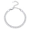 ChicSilver 925 Sterling Silver 5MM Chain Bracelet for Women Men