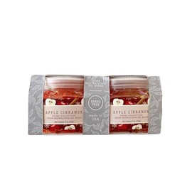 Home Fragrance Odor Neutralizing Gel Beads - Air Freshener Made with Essential Oils - Eliminates Odors in Bathrooms, Cars, Boats, RVs - Apple Cinnamon (Pack of 2)