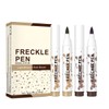 Freckle Pen, Ksndurn 4PCS Freckle Makeup Pen Set - Natural Makeup (Dark Brown and Light Brown)