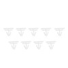 Front Mudguard Flare ABS Wheel Eyebrow Arch Molding Trim Replacement