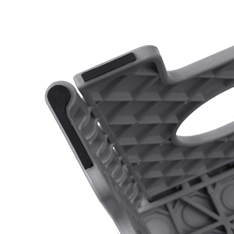 Casafield 9" Folding Step Stool with Handle, Gray - Portable