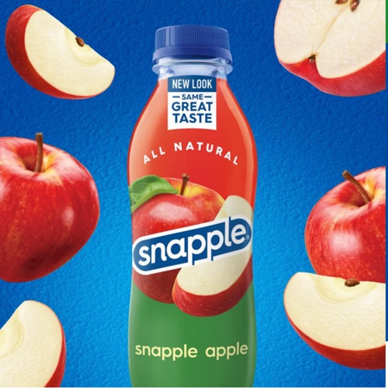 Snapple Apple All Natural Juice Drink Gluten Free 16 fl