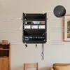 Rustic wall mail organizer,Key and Mail File Holder for Wall