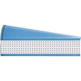 Brady WM-3-PK B-500 1.5" Length, Repositionable Vinyl Cloth Black On White Color Solid Numbers Wire Marker Card, Legend "3" (Pack Of 25)