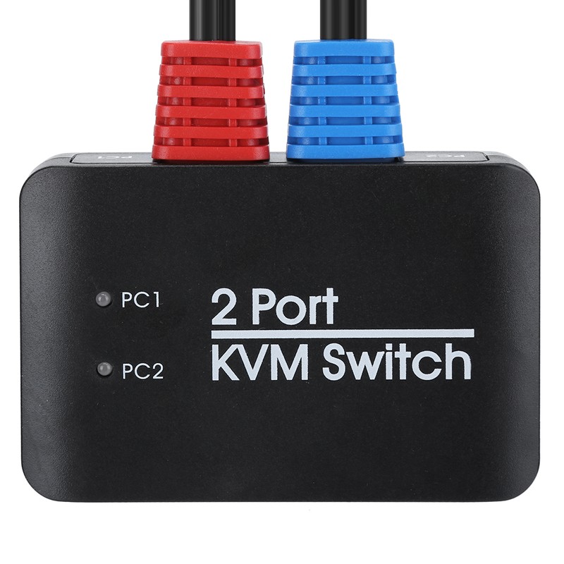 2‑Port KVM Switch USB 2.0 HDMI Umschalter for Windows/IOS/OS X/Linux/Netware/Unix/Android