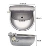 Automatic Dog Feeder Trough Bowl Dispenser Waterer for Pet Dog
