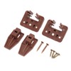 10 Pack Drawer Track Guide and Glides Dresser Center Mount