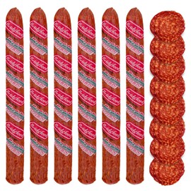 Bridgford Old World Pepperoni Stick 16 oz Pack of 6 - Naturally Smoked Pepperoni Stick for Pizza and Sandwiches - High Protein Zero Carb Keto Snack for Low Carb Keto Diets and Dietary Preferences