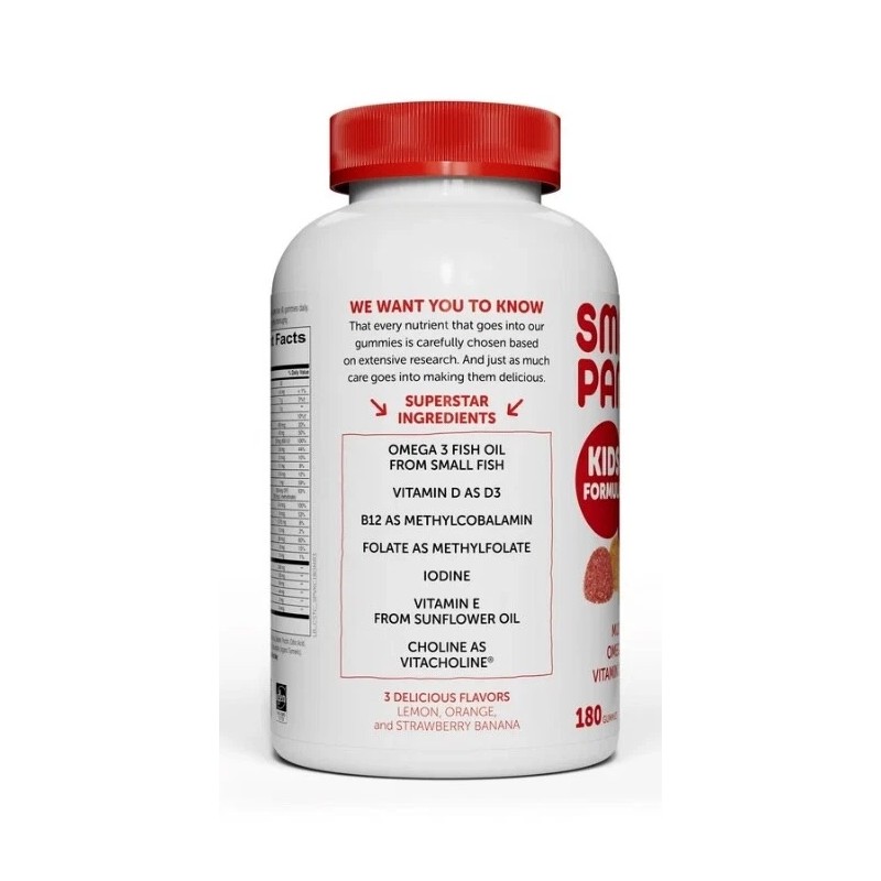 SmartyPants Kids Formula Multivitamin, 180 Gummies