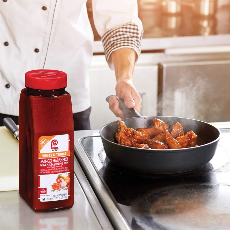 Lawry's Mango Habanero Wings Seasoning Mix, 21.75 oz - One