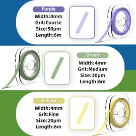 VINSULLA Dental Polishing Strips 3-Roll Set for Customized Oral Care