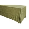 Zhen Linen 90" x 132" Rectangular Velvet Tablecloth (Sage)