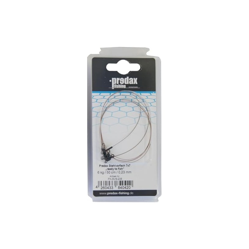 Predax Steel Leader 50 cm 7 x 7-2 Steel Leaders