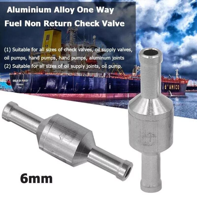 2X 6/8/10/12mm One Way Non Return Check Valve Air Fuel